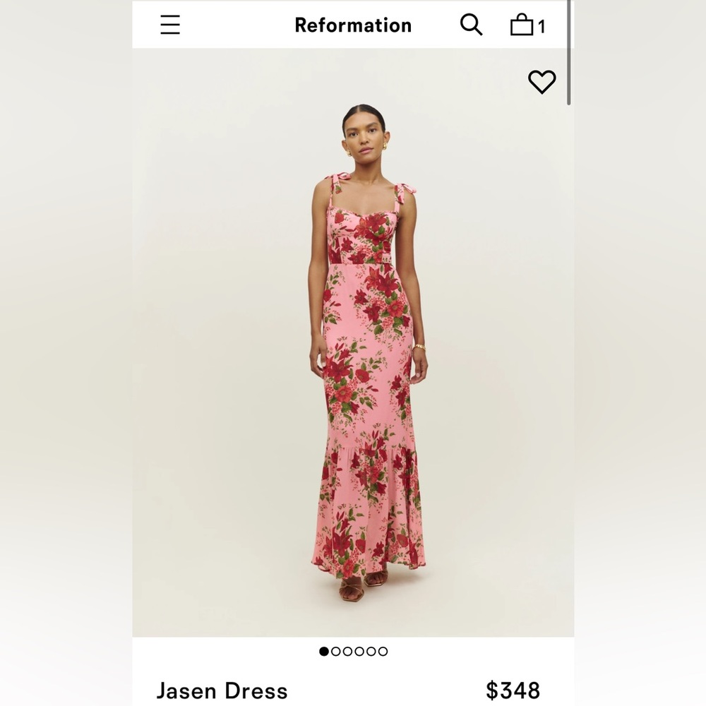 ISO reformation Jasen Valeria dress size 4